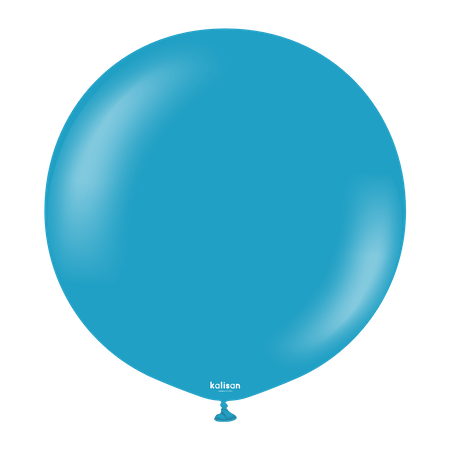 Retro Deep BlueLatex-Ballons, blau 45 cm, 1 Stk.