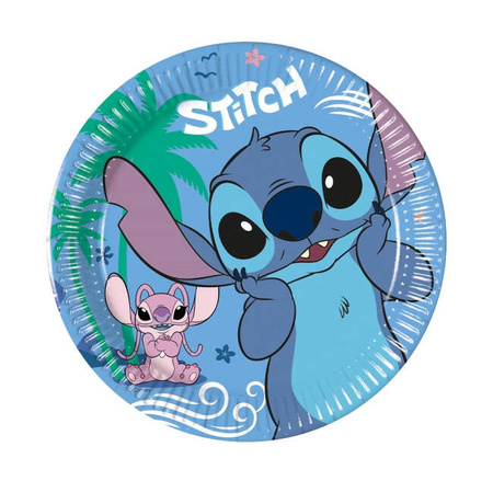 Stitch Paper Plates, 20cm, 8 pcs