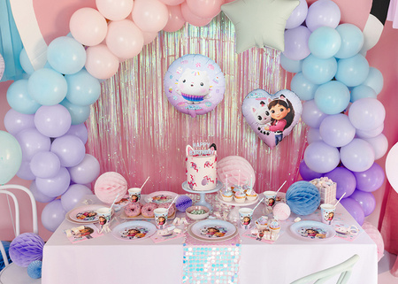 Folienballon Herz Gabbys Dollhouse 35cm