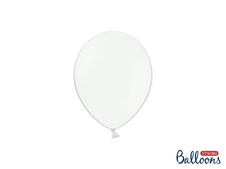 Strong balloons, Pastel Pure White 12cm, 100 pcs.