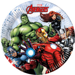 Avengers Infinity Stones plates, 20 cm, 8 pcs.