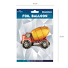 Foil balloon Tipper truck, 86 x 73cm