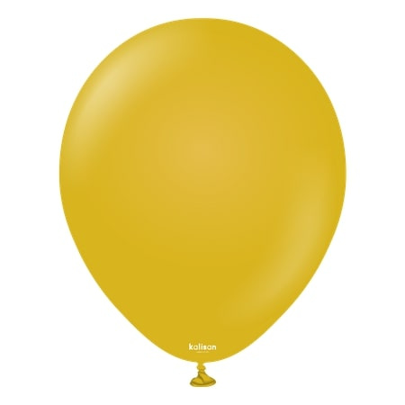 Retro MustardKalisan Latex-Ballons, 30 cm, 100 Stück.