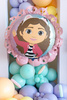 Foil Balloon Gabby’s Dollhouse Frilled Lozenge 52 cm