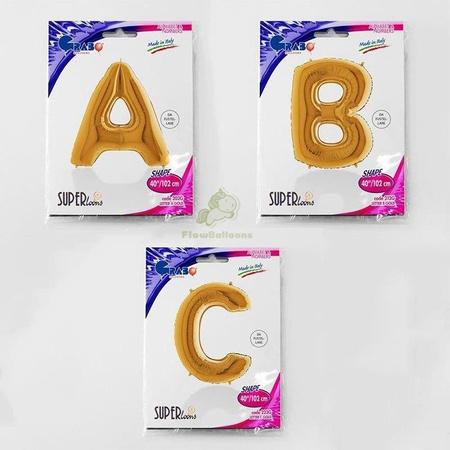 Balloon Letter foil 40 'gold C