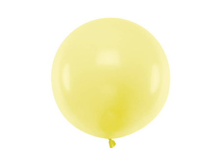 Riesen-Latexballon, Gelb, Pastell Hellgelb, 60 cm, 1 Stk.
