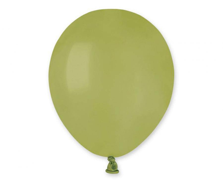 Pastel latex balloons Olive 98, 12cm, 100 pcs.