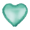 Foil balloon heart green, matte 46cm