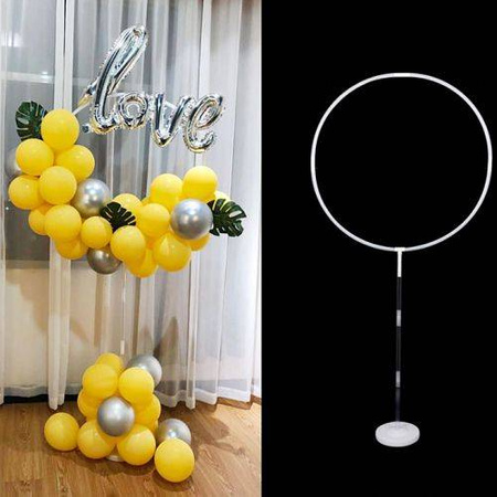 Frame for decoration with balloons, Round 78cm stand on the seatpost
