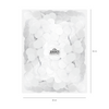 Paper confetti for balloons - white, 500g