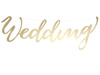 Banner Wedding - Wedding gold, 17x45 cm