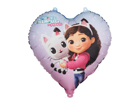 Foil balloon heart Gabbys Dollhouse 35cm 