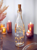 LED lights with bottle stopper, warm white, 197cm