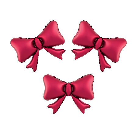 Foil Balloon Bows red 55 x 42cm 3pcs