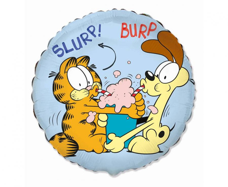 Garfield Cat Foil Round Balloon, 46 cm, 18"