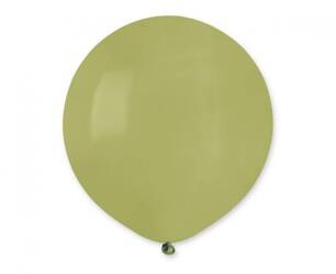 Pastell Latexballons Olive 98, 48cm, 25 Stk.