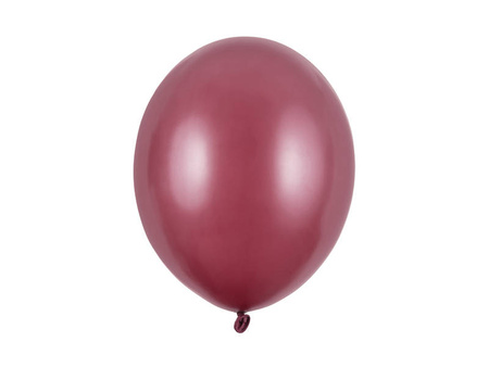 Latexballons Dekorateur Metallic burgungy 35cm, 50 Stück