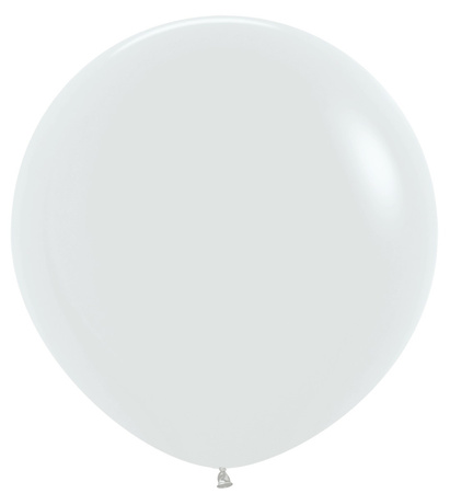 Sempertex Latexballons, White, Weiß, 91cm, 2 Stk.