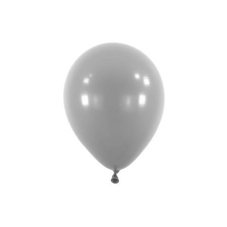 Latex Ballons Grau, Decorator Fashion Grau, 13cm, 100 Stk.