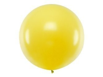 Riesiger Ballon, Pastellgelb, Pastel Yellow, 1m