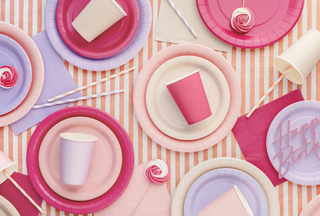 Paper napkins Dark Pink 33x33cm 20 pcs