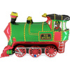 Foil balloon Train Ciuchcia Locomotive Green, 84cm