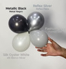 Sempertex Latexballons Silk Oyster White, 30 cm, 50 Stk.