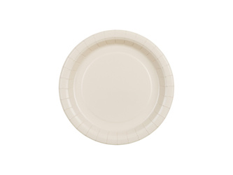 Paper plates Round Beige Desert Sand 18cm 6 pcs
