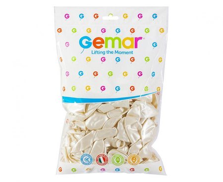 Gemar Metallic-Perl-Latexballons 30cm,100 Stk.