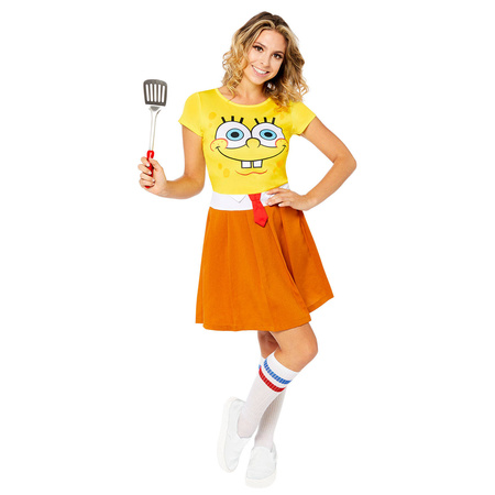 Outfit, costume disguise spongebob women's size S