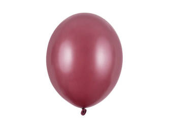 Dekorations-Latexballons Metallic Maroon 28cm, 50 Stück.