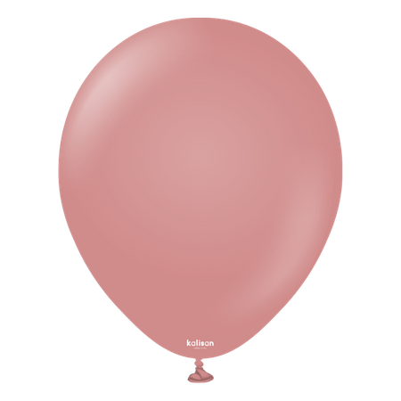 Retro RosewoodKalisan Latex-Ballons, Dirty Pink, 30cm, 100Stk.