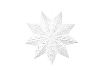 Paper star, white, 50cm, 
