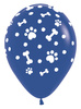 Sempertex Latexballons, Paw Prints, Pfotenabdrücke, Hund, 30cm, 25Stk.
