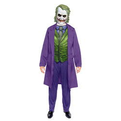 Kostüm, Joker Verkleidung für Erwachsene, Größe M