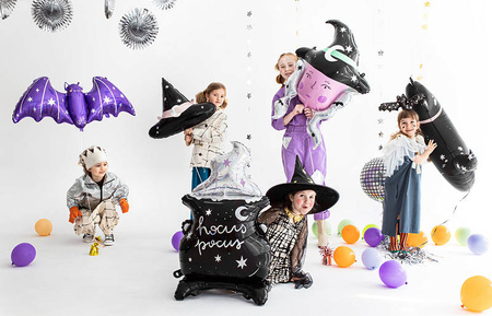 Witch foil balloon, 73.5 x 101 cm