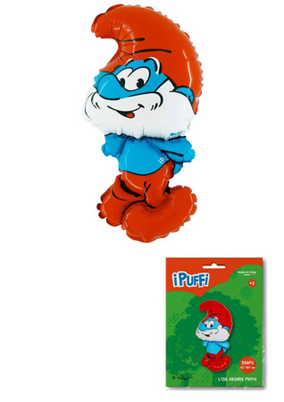GraboFolienballon, Papa Schlumpf, verpackt 107 cm