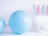 Riesen-Latexballon, Blau, Pastell Hellblau, 1m, 1 Stück