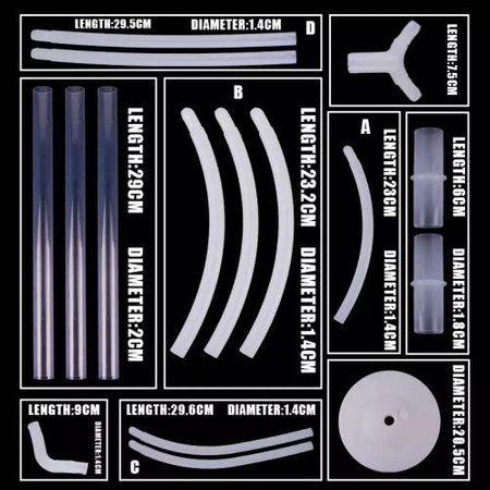 HEART Ständer für Luftballondekoration, 162cm