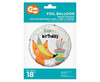 Foil balloon Happy Birthday Rudy Lis, 45 cm