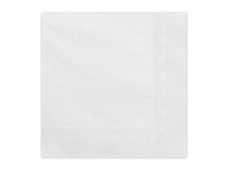 Paper napkins White 33x33cm 20 pcs