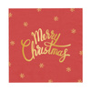 Merry Christmas red napkins 33x33cm 10 pcs