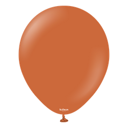 Latex Balloons Kalisan Retro Rust Orange, 30cm, 100 pcs.