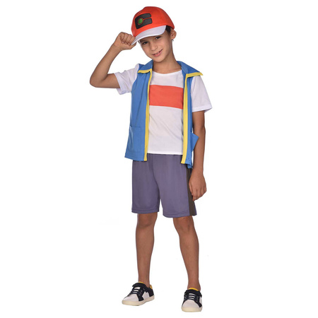 Outfit, Costume Disguise Pokemon Ash 8-10 years