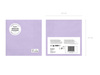 Paper napkins Lavender 33x33cm 20 pcs
