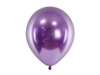 Glänzende Ballons, lila Chrom, 30 cm, 50 Stück