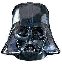 Folienballon, Star Wars Darth Vader Schwarz, 46 cm x 50 cm