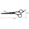 Balloon Scissors, Black, Stainless Steel Blade, 17 x 5.5 cm, 61 g