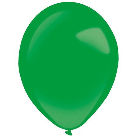 Latex balloons Decorator Metallic Festive Green, 28cm, 50 pcs