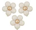 Folienballon Gänseblümchen Blume 51x43 cm 3 Stk